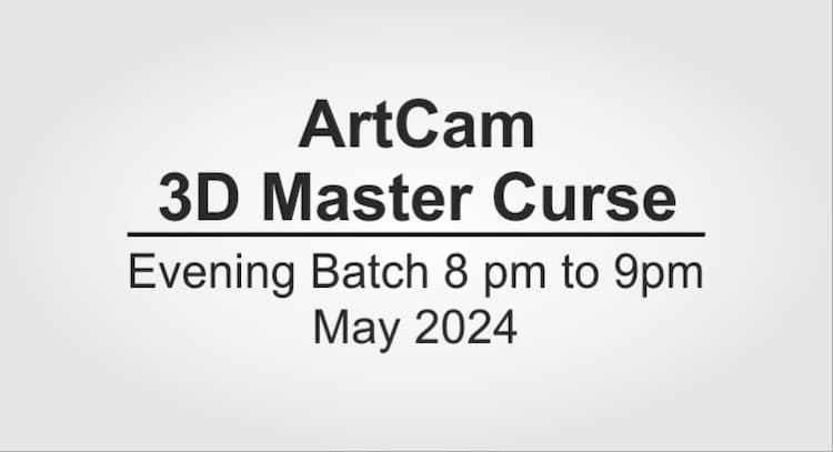 course | Artcam 3D Master Course